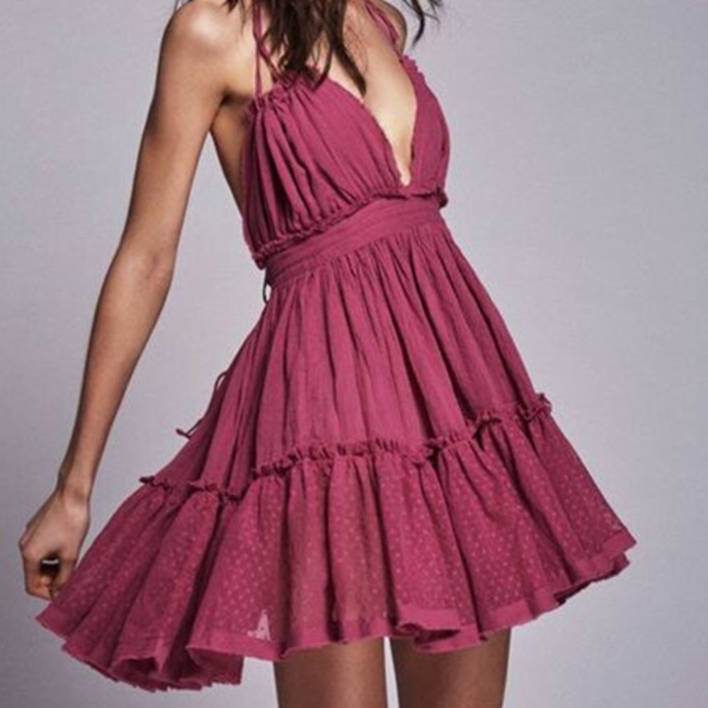 Navy blue open back dress